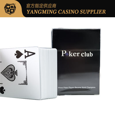 100% PVC không thấm nước Texas Hold'em Poker Thẻ chơi 88 * 63mm Deck Đỏ Màu xanh Đánh bạc Thẻ nhựa