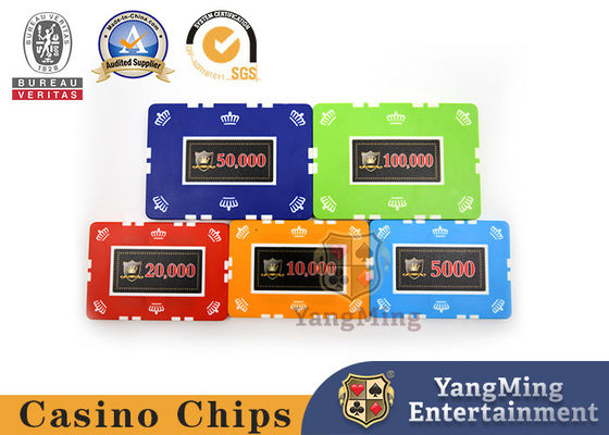 760 Pcs Clay Frosted Sticker Chip Set Hoa Kỳ Iron Core Clay Texas Đặt chip chống giả độc lập Factory Spot