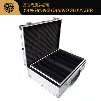 Poker Chip Set With Locking Chip Box Hạt bạc nhôm Chip Box Các phụ kiện sòng bạc