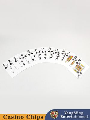 Lớp phủ mờ cho trò chơi Texas Hold'Em Kháng dấu vân tay Kháng trượt Mượt trượt Trộn PVC Vật liệu nhựa in lớn 280 gram Hắc hộp thẻ chơi.
