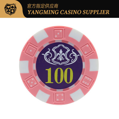bán buôn hàng hóa giả mạo chúng tôi ABS Dice Chip Sets Baccarat Casino Casual Entertainment Poker Game Chip