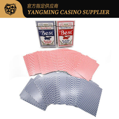 Thẻ chơi giấy lõi xanh 280gsm Sòng bạc Poker Bàn Trò chơi Hộp màu Thẻ Bao bì