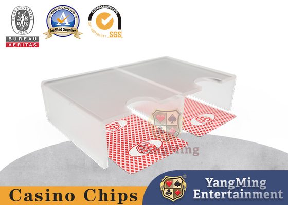 Double - Mở Phụ kiện Bàn Sòng bạc Mờ mờ Mở rộng 1-2 Thẻ chơi bài