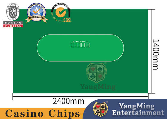 Bố trí bàn chơi bài Flannelette không thấm nước với Baccarat Texas Poker Deluxe Tùy chỉnh