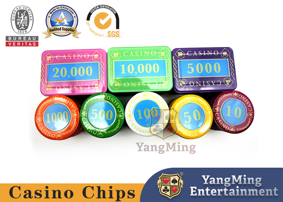 Casino Crystal Poker Chips Set Lucency Acrylic 730 PCS Plastic Gaming Set With In Aluminum Case (Thiết đặt chip chơi poker bằng tinh thể)