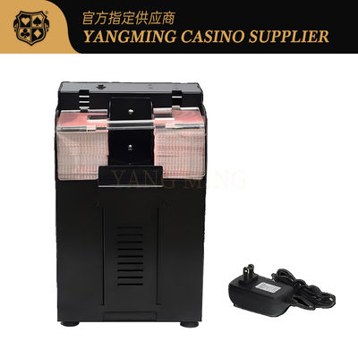 Máy trộn 8 sàn Texas Hold'Em hoàn toàn tự động được làm bằng sắt kim loại đen cho trò chơi sòng bạc