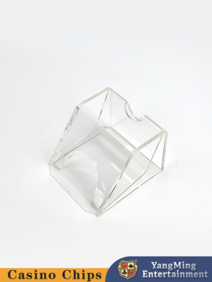 2 Bộ Áo Khoác Màu Đen Nhựa Acrylic Trong Suốt Bàn Đại Lý Chuyên Nghiệp Shuffler