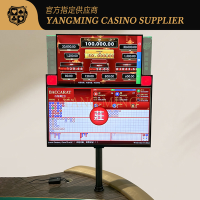 Professional Baccarat System Top-Bottom Split Double-sided Display For Casino Game