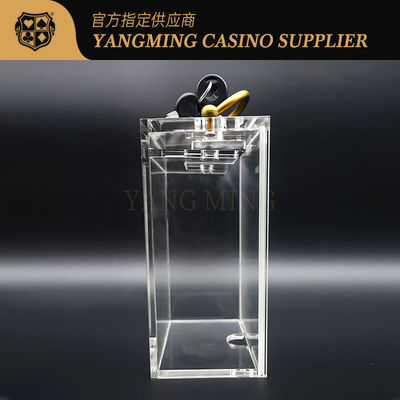 Bàn chơi bài Baccarat 6 tầng Acrylic trong suốt cao 171 * 100 * 80mm