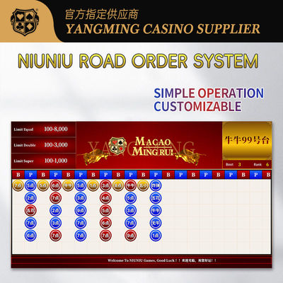 NiuNiu Hệ thống hiển thị bản đồ đường thông minh để theo dõi xu hướng thời gian thực và phân tích bảng sòng bạc