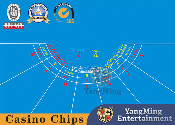 7 người chơi Bố trí bảng Roulette với dịch vụ in tùy chỉnh cá nhân