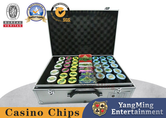 Thời trang cao cấp Ép kim 760 Acrylic Tím Chống hàng giả Chip Set Kết hợp trực tiếp từ nhà máy Với Tùy chỉnh