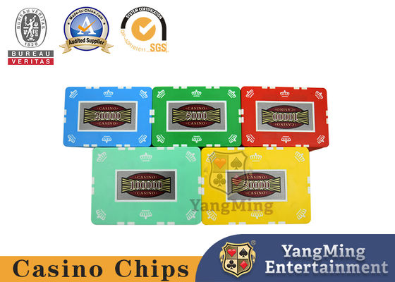Bộ chip sòng bạc RFID Crown Clay với vỏ nhôm chống giả UV