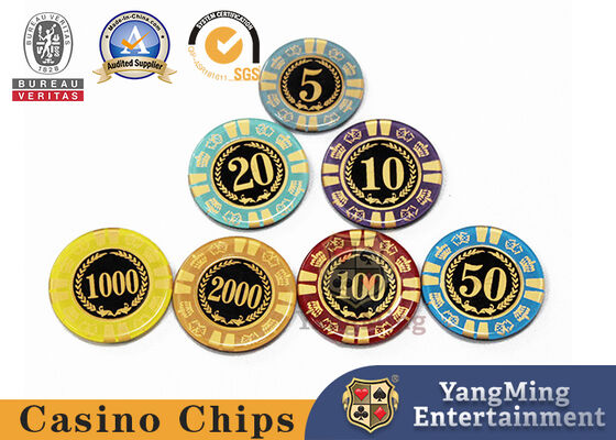 Cá nhân cao cấp sòng bạc Crystal Casino Poker hình tròn cho câu lạc bộ đánh bạc