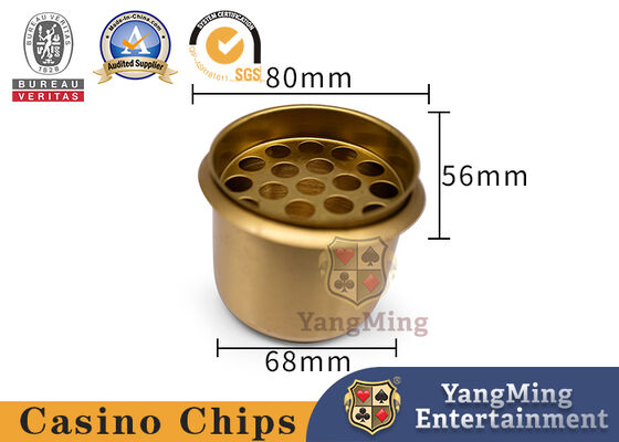 Cigarette Ashtray Ash Holder được làm bằng thép không gỉ chất lượng cao chống gió cho bàn poker sòng bạc sử dụng riêng