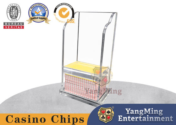 Casino Poker Dedicated Stainless Steel Press Holder 8 Deck Chơi Thẻ