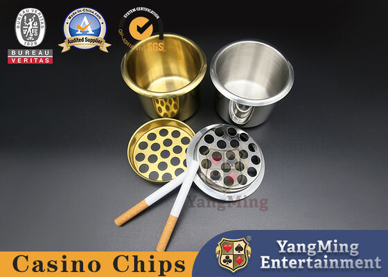 Người giữ nước Sòng bạc Phụ kiện trò chơi Baccarat Texas Poker Tùy chỉnh Clay Iron ABS Roulette Bảng Cup