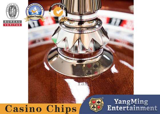 Nội thất sang trọng 80cm Solid Wood Roulette Wheel Russian Turntable Poker Table VIP Club Dedicated Wheel