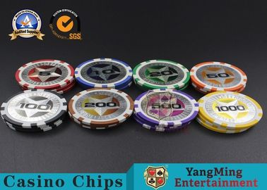 Texas Hold'em 11.5g Clay Chip Casino Baccarat Game bảng ABS Chip Coin