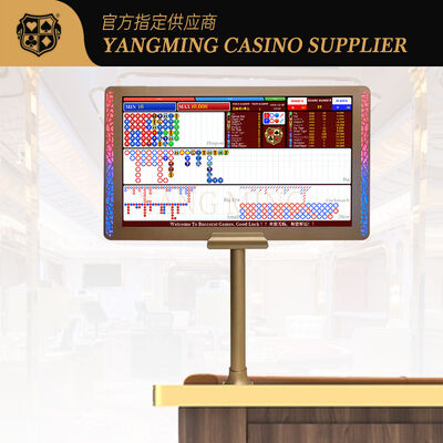 Nhà sản xuất màn hình hai mặt 27 inch với đèn cho trò chơi poker casino