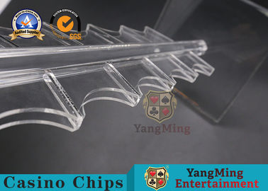 Casino Acrylic Transparent Poker Chips Case Bàn chơi cờ bạc Chips nhựa Carrier Roulette Casino Custom Holder