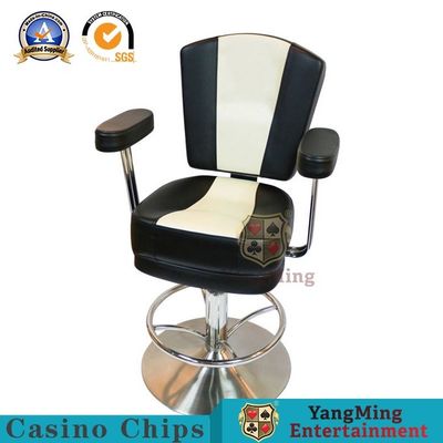 Mô phỏng Thanh xoay PU Ghế chơi game Black Jack Casino Chân kim loại