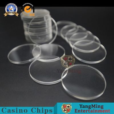 Trò chơi sòng bạc có đường kính 40mm Tấm nhựa gốm Tấm nhựa acrylic