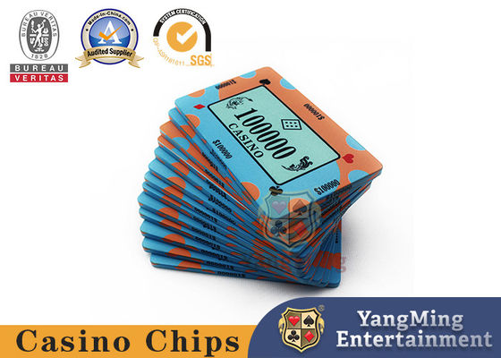 Texas Hold'em Poker Mã gốm tùy chỉnh Câu lạc bộ sòng bạc Casual Poker Game Chips