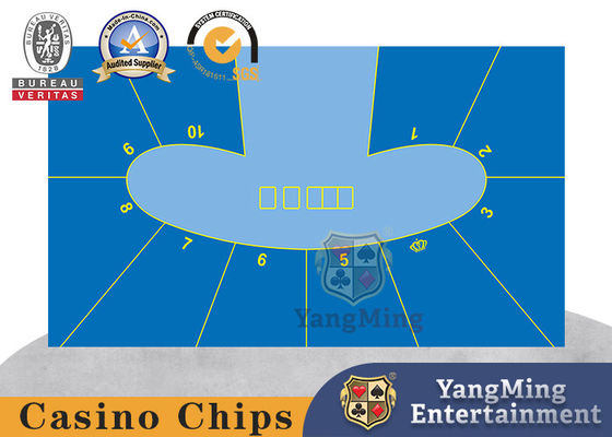 Pea Oval nâng cấp thiết kế 10 người Texas Hold'em tùy chỉnh chống nước bàn chơi
