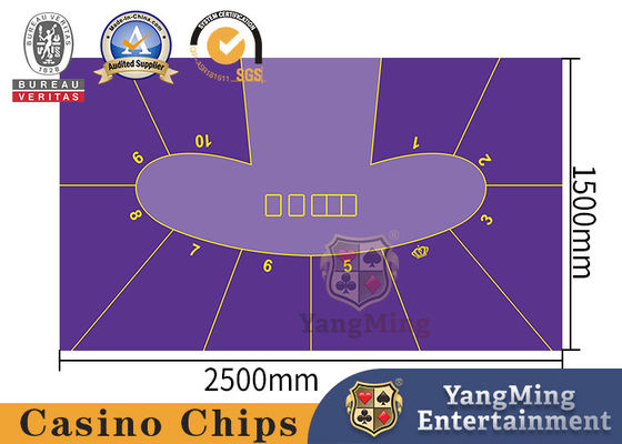 Hình đậu phộng hai màu in tiêu chuẩn 10 người Texas Hold'em Poker Game Casino Thìa bàn tùy chỉnh