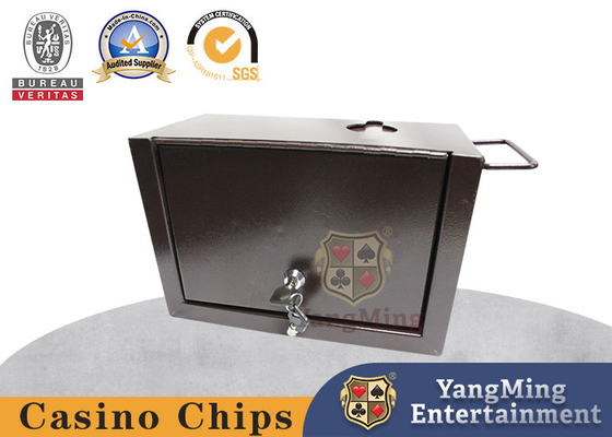 Full Metal Iron Custom Poker Giải trí Bàn chơi Thêm phụ kiện Tip Coin Coin Box