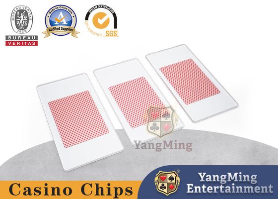 Texas Black Jack Club Tùy chỉnh bảng ép thẻ chơi mờ mờ Acrylic