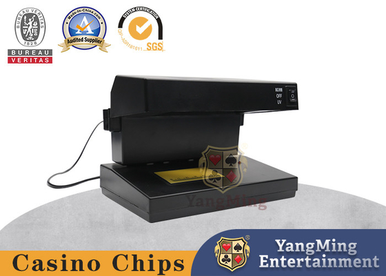 Classic Black Plastic UV Purple Light Poker Chip Code Check Lamp Máy dò tiền giấy