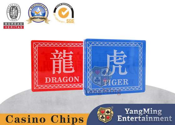 Chiếc bàn poker hình chữ nhật 2 Dragon Tiger Dealer Texas Hold'Em